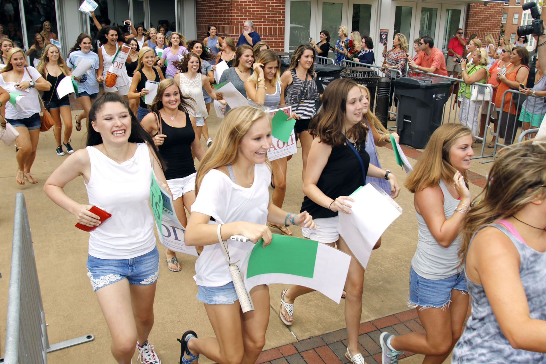 Auburn University bid day 2015